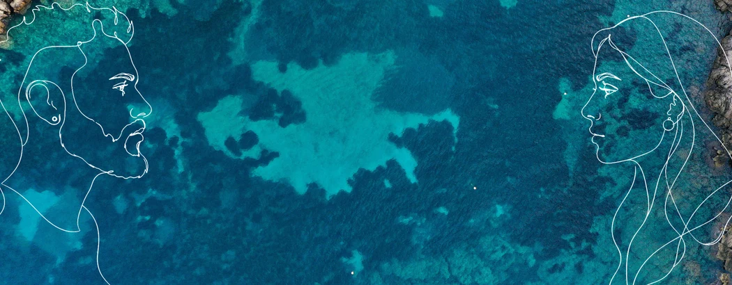 Les eaux turquoise de la Méditerranée, dans l’univers Helios Suite & Spa.